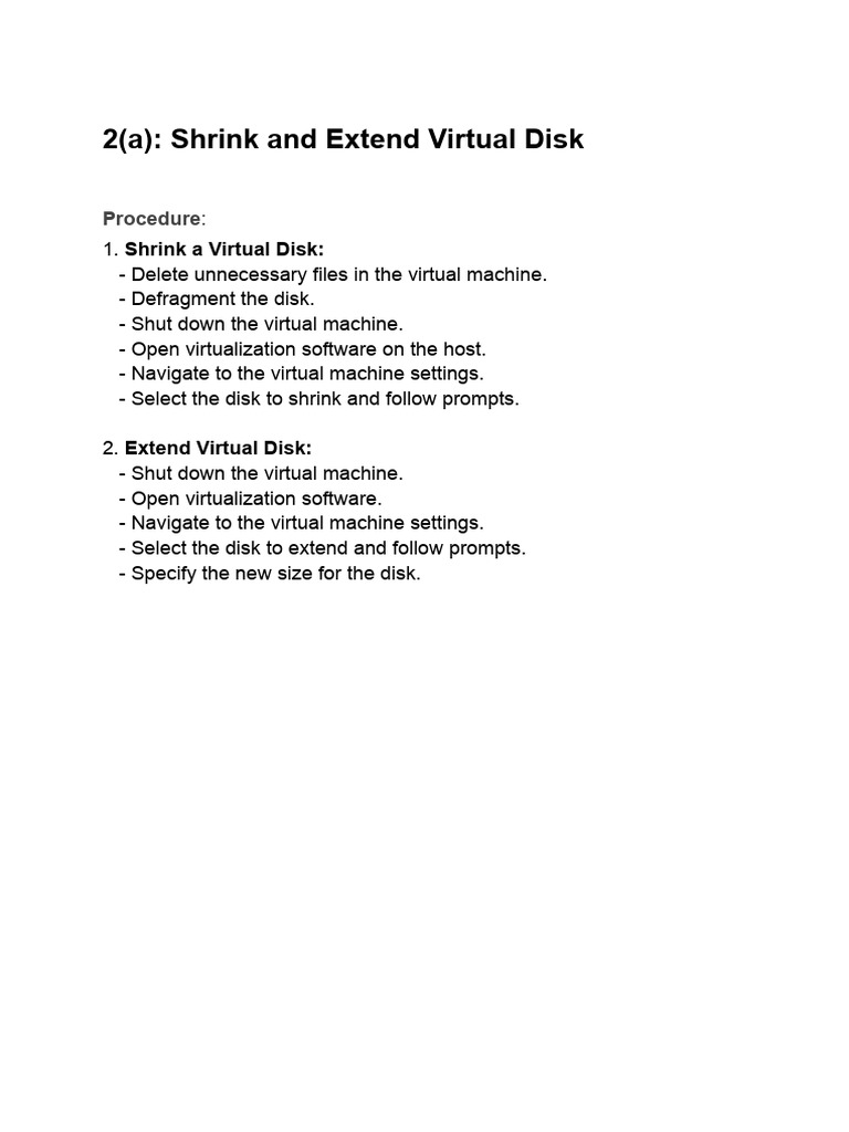 Virtual Disk Management and RAID Setup Guide | PDF