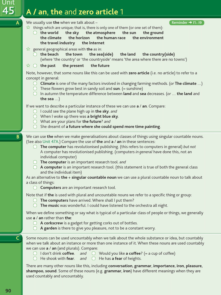 Using Articles with Plural Nouns | PDF | Plural | Noun