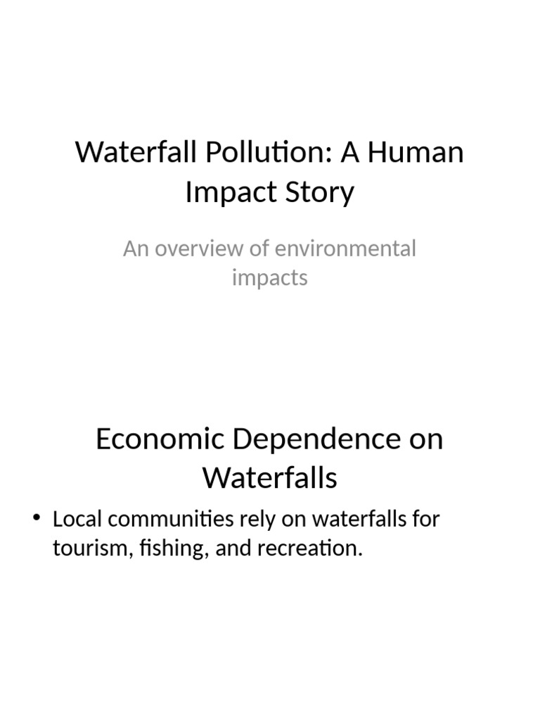 Waterfall Pollution Slideshow 4 | PDF