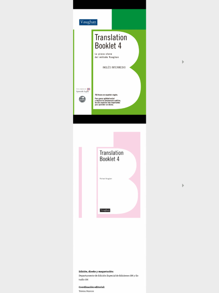 Translation Booklet 4 | PDF