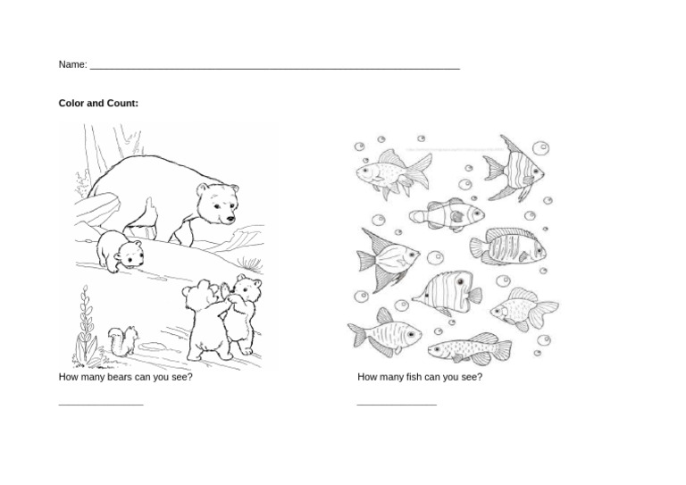 How Many Color and Count | PDF