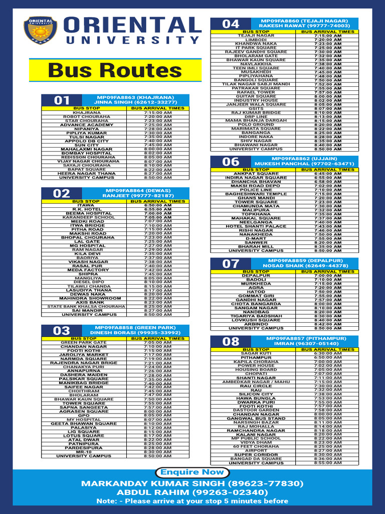 Bus Routes | PDF