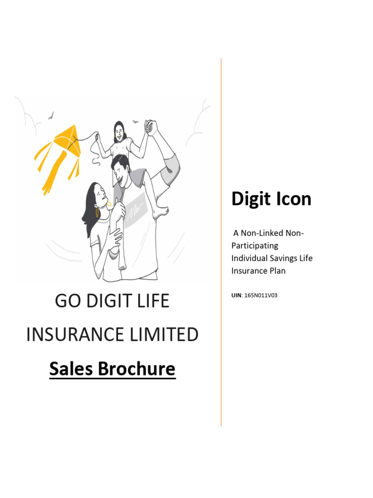 Digit Icon Life Insurance Plan Brochure | PDF | Insurance | Life Insurance
