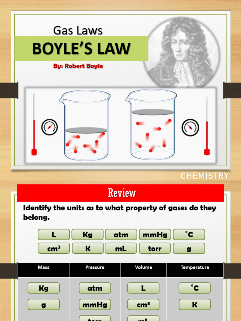 Science 10 Q4 Boyles Law Charles Law Pdf Gases Atmospheric Pressure