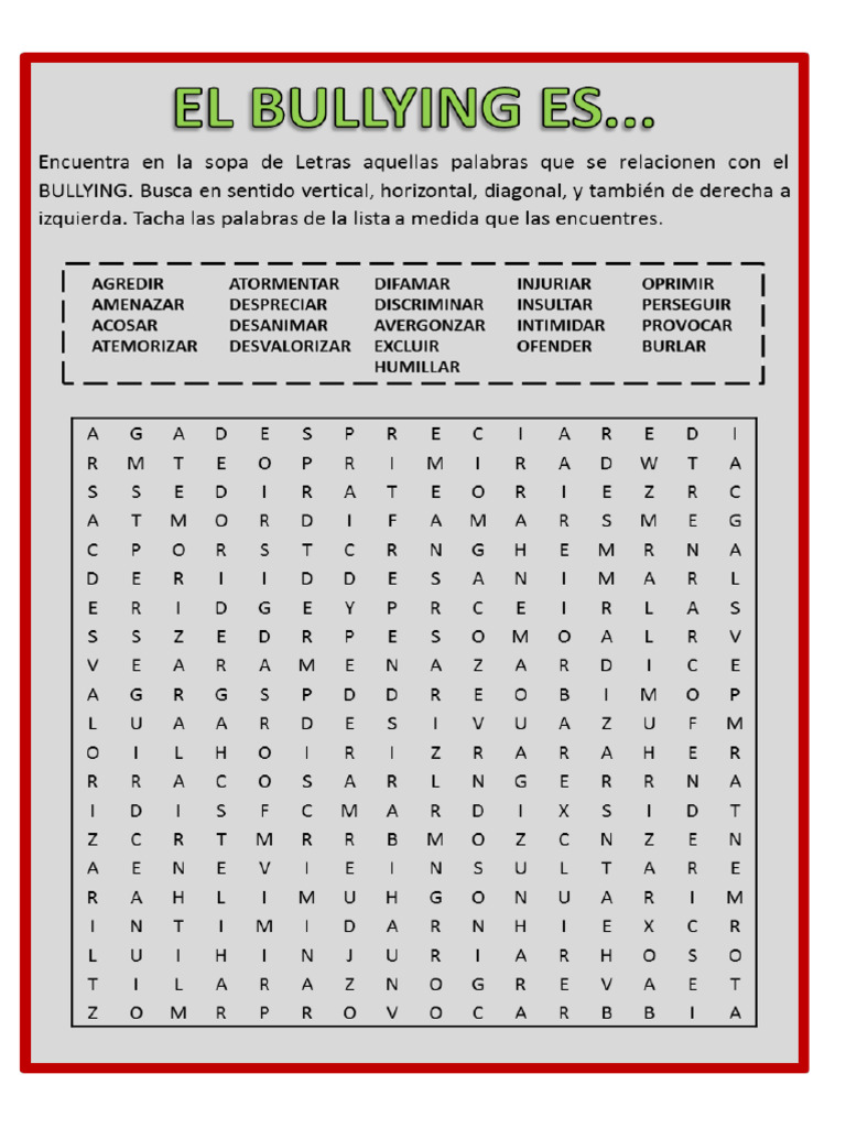 bullying-sopa-de-letras-pdf
