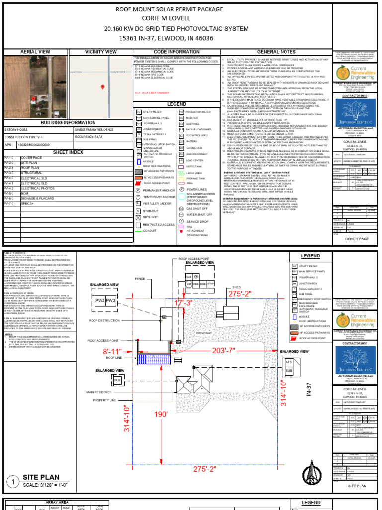 PV PLAN - Corie M Lovell | PDF | Photovoltaic System | Photovoltaics