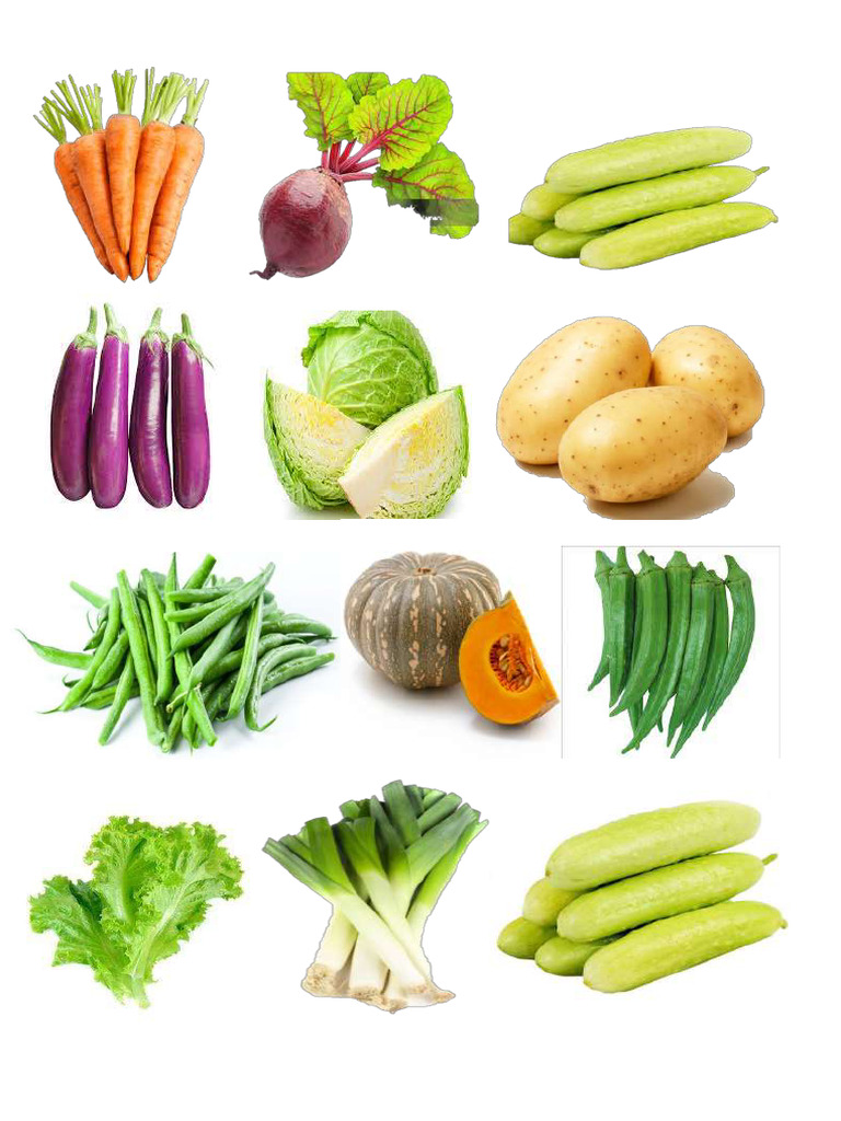 Vegetables - Nursery PDF | PDF