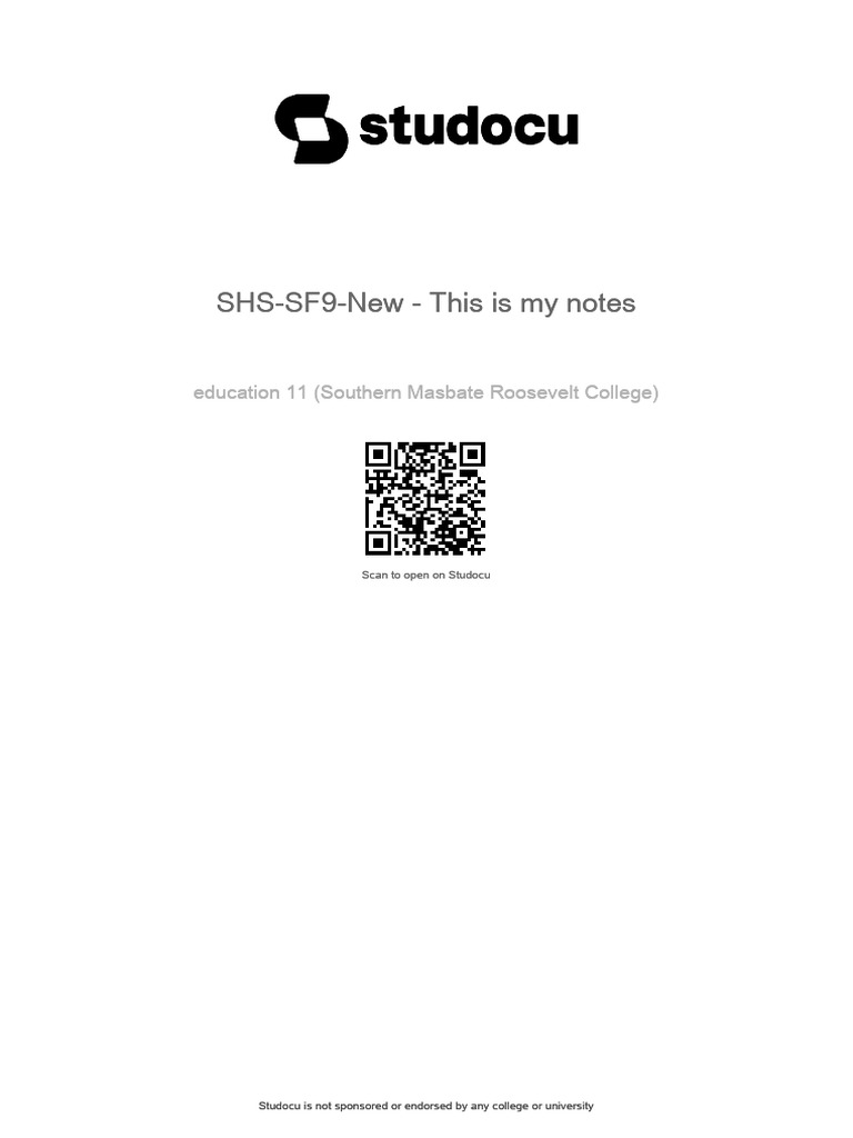 Shs Sf9 New This Is My Notes | PDF