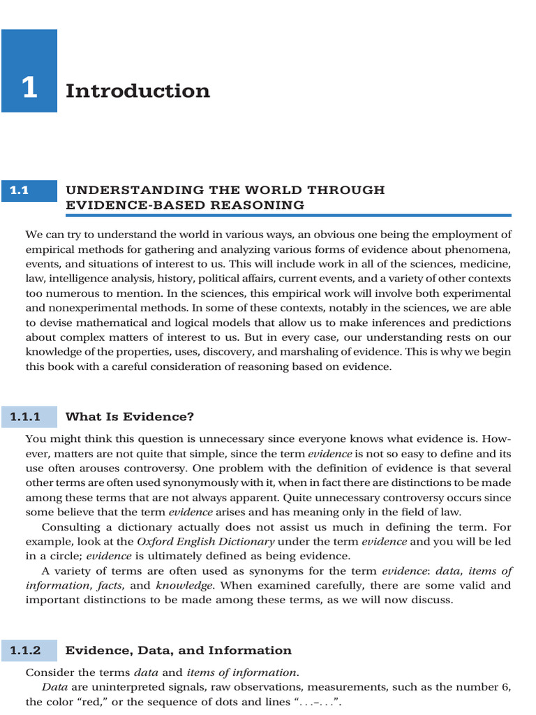 KE Unit1 | PDF | Evidence | Probability