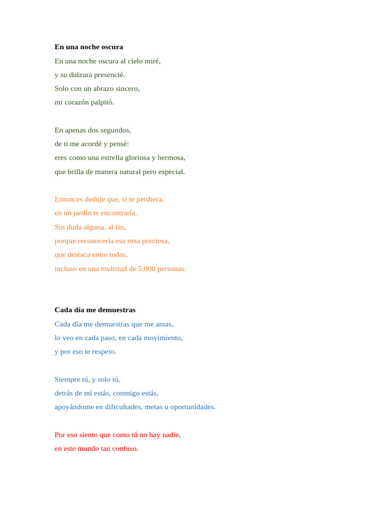 Poema Yirelis | PDF | Amor