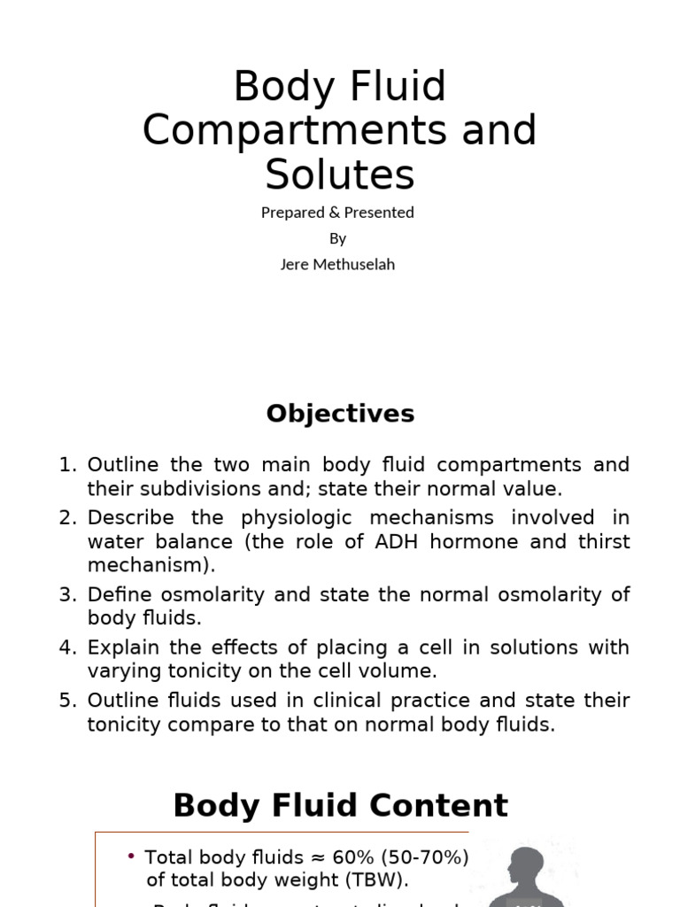 Mechanisms of Water Movement in Body | PDF | Osmosis | Physiology