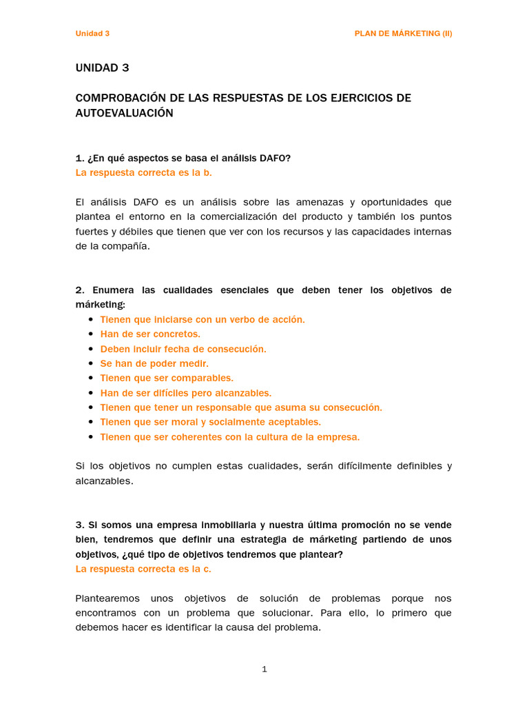 Modu 4 Tema 3 - Respuestas | PDF | Marketing | Business