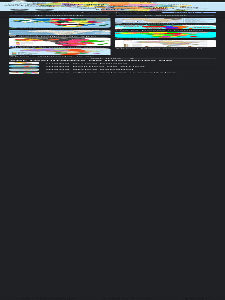 Mapa Africa - Buscar Con Google | PDF