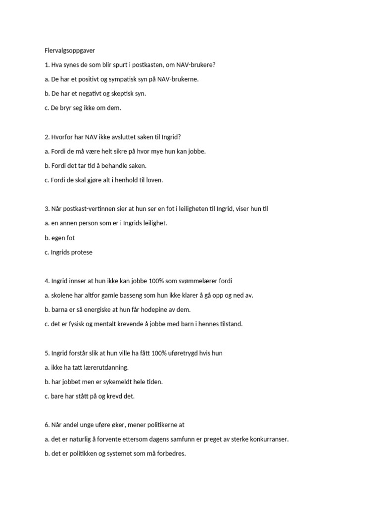 Hjemmelekse Leksjon 5 | PDF