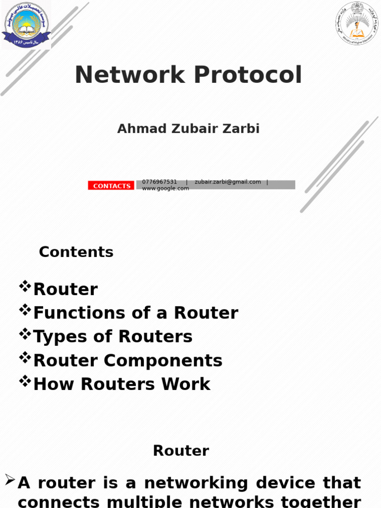 Understanding Router Functions and Types | PDF | Router (Computing ...