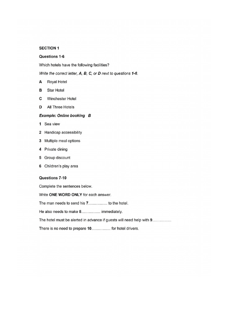Listening Test - Real Exam 22 | PDF
