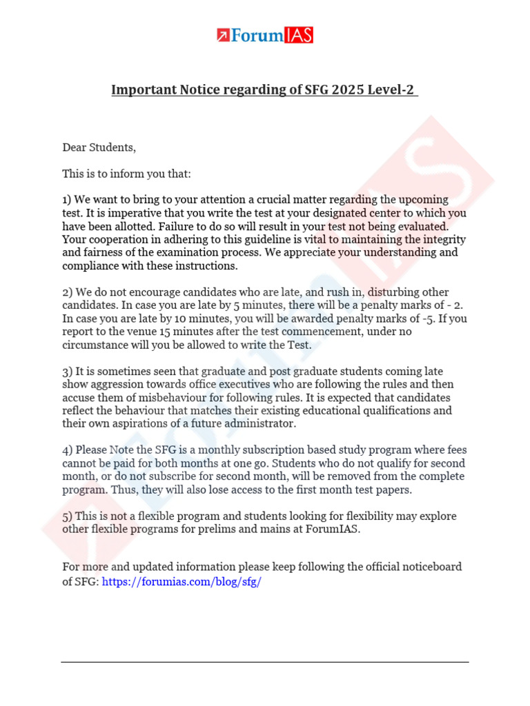 Sfg 2025 Level 2 Test 37 Offline Ranklist Pdf