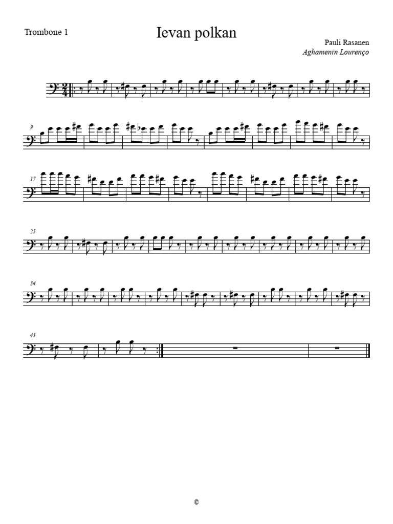 Ievan Polkan (1) - Trombone 1 | PDF