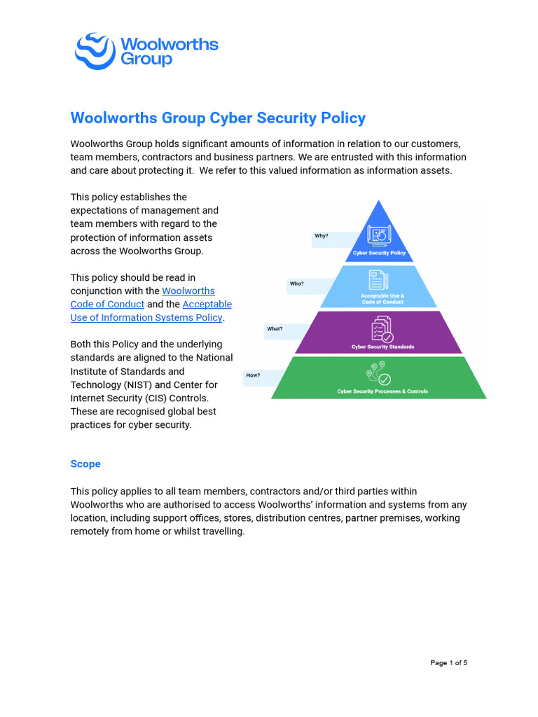 Policy Enterprise Cyber Security | PDF | Computer Security | Security