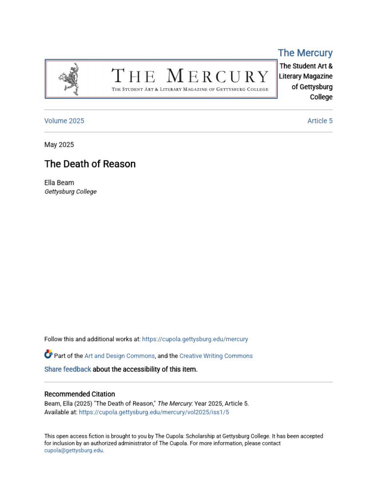 The Death of Reason PDF