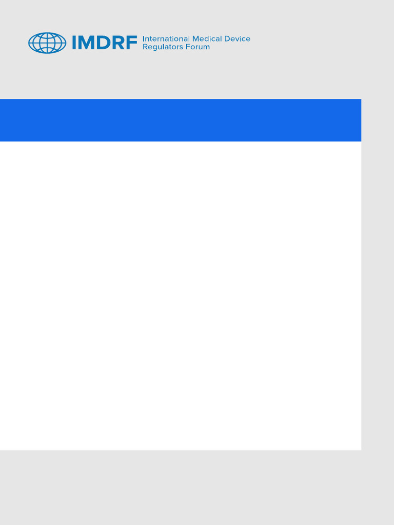 IMDRF MC N2 Standard Operating Procedures 2025 Ed13 v2 1747376383 | PDF ...