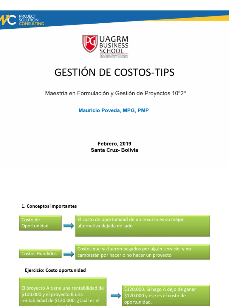 Gestión de Costos en Proyectos: Claves y Tips | PDF | Presupuesto ...