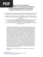 Lipofectamine 2000 Reag Protocol | PDF | Transfection | Cell (Biology)