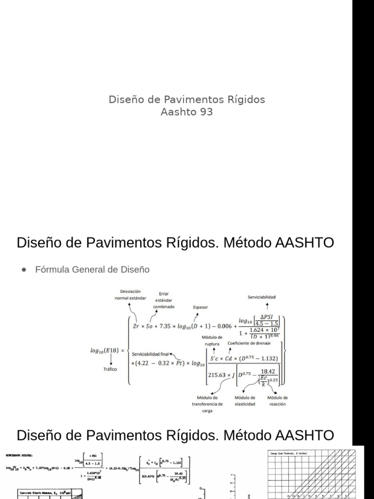 Pavimentos Rígidos AASHTO 93 | PDF