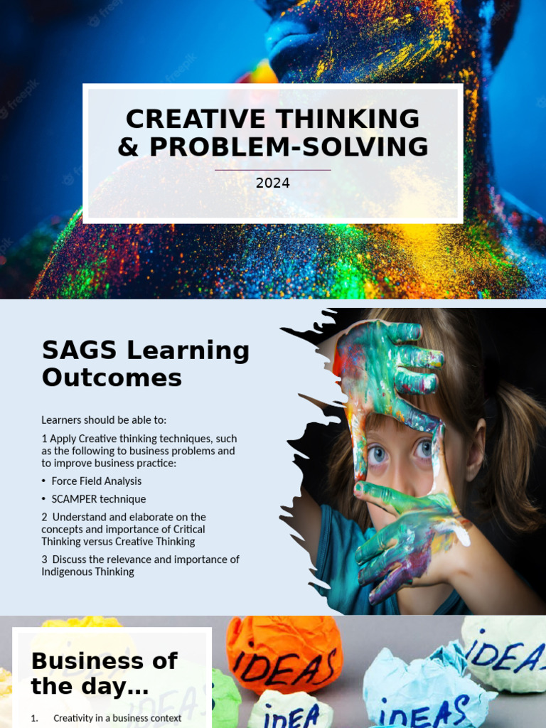 Creative Thinking Techniques for Business | PDF | Creativity | Thought