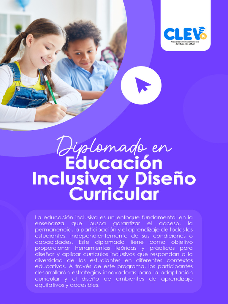 Diplomado en Educación Inclusiva | PDF | Plan de estudios | Inclusión ...