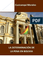 Determinacion de La Pena en Bolivia