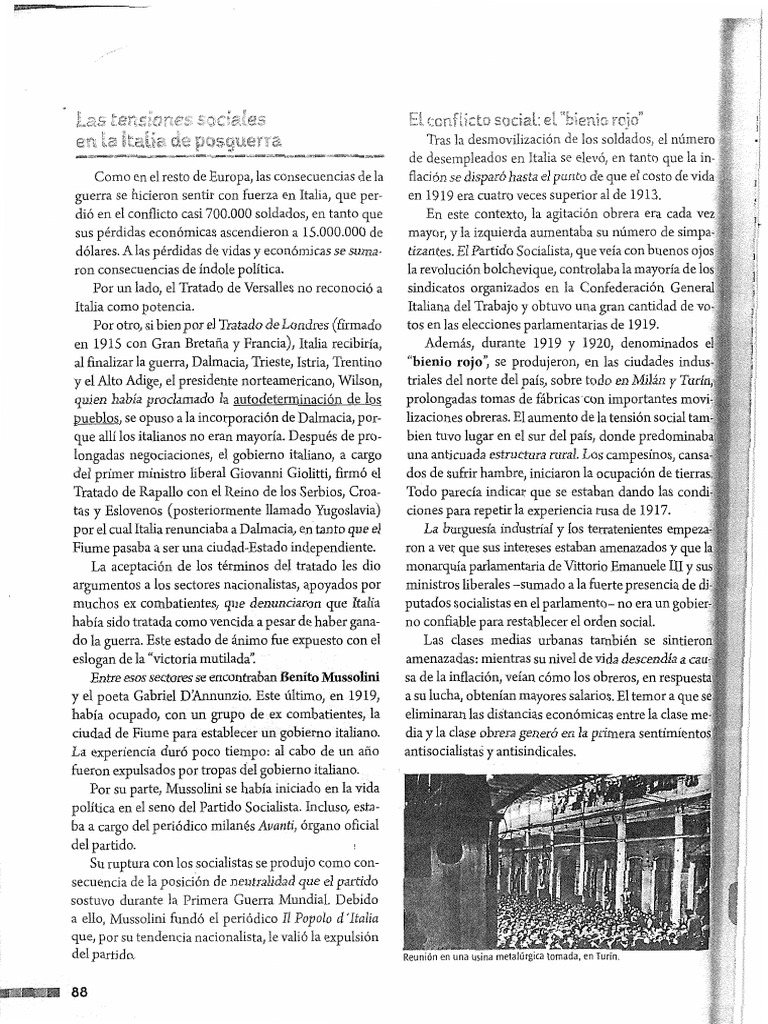 Ilide - Info Historia Nuevo Saber 4 PDF PR 88 91 | PDF | Fascismo ...