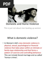 Domestic and Home Violence