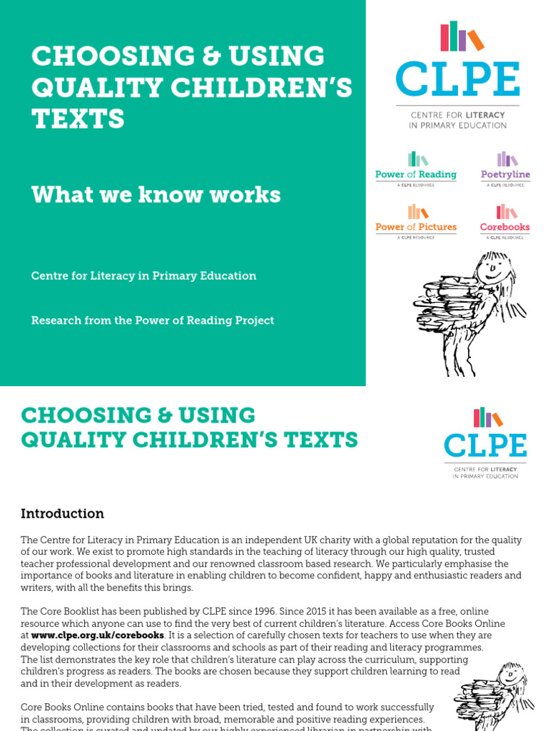Selecting Quality Children's Literature | PDF | Phonics | Curriculum