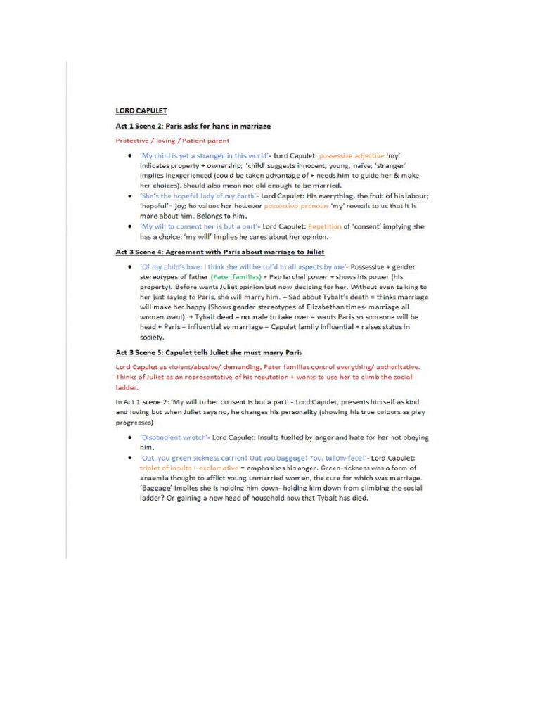 Lord Capulet# | PDF