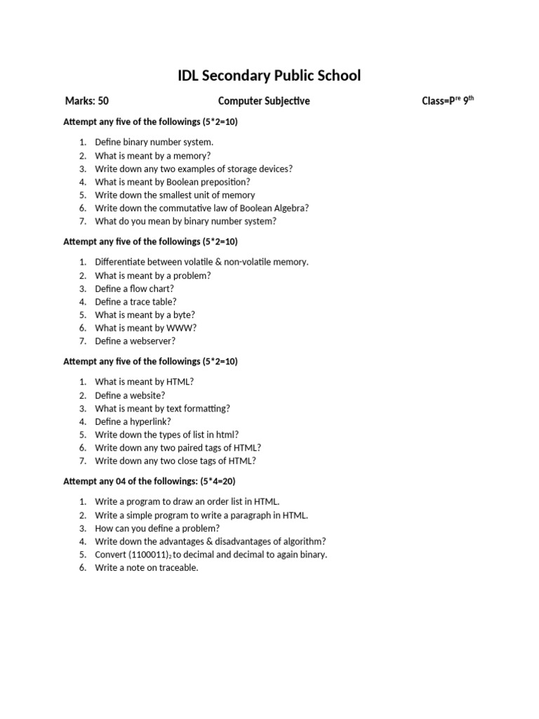 Computer Sub | PDF