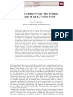 Beyond Constructivism The Political Sociology of an EU Policy Field