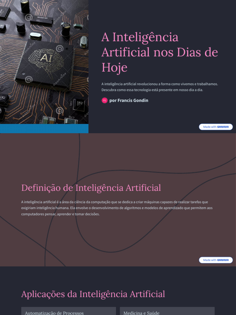 Impactos e Aplicações da Inteligência Artificial | PDF | Inteligência ...