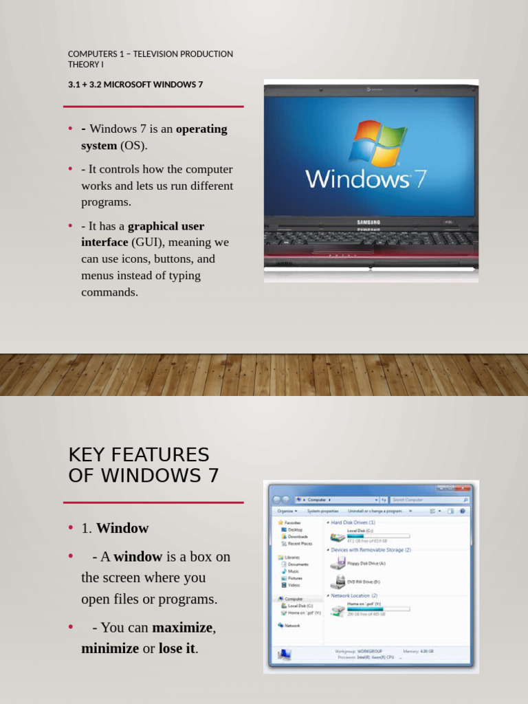 Windows 7 Basics for Beginners | PDF | Window (Computing) | Microsoft ...