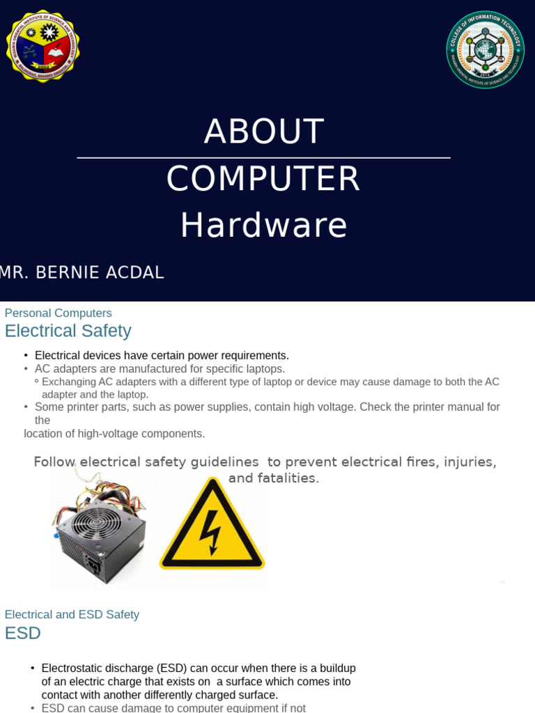 About Computer Hardware | PDF | Random Access Memory | Solid State Drive