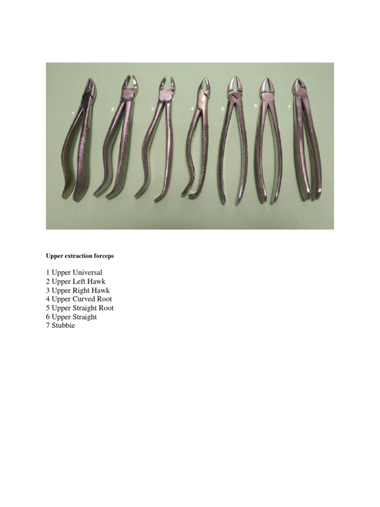 Upper Extraction Forceps Surgical Suture Tools