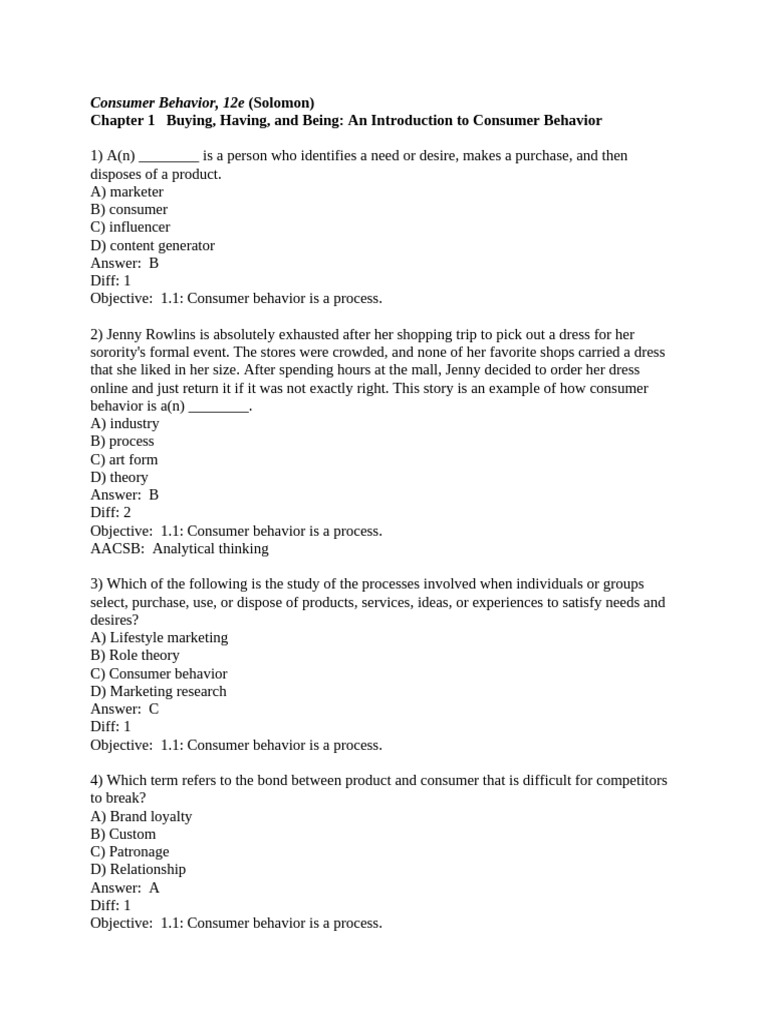 Understanding Consumer Behavior Process | PDF | Consumer Behaviour ...