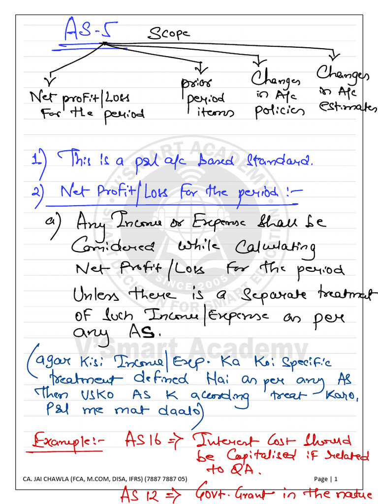 Notes - AS 5 | PDF