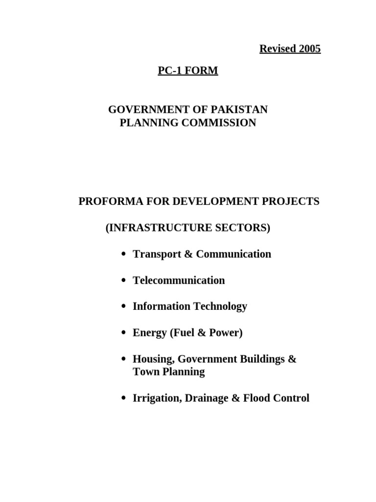 PC I Infrastructure S | PDF | Federally Administered Tribal Areas ...