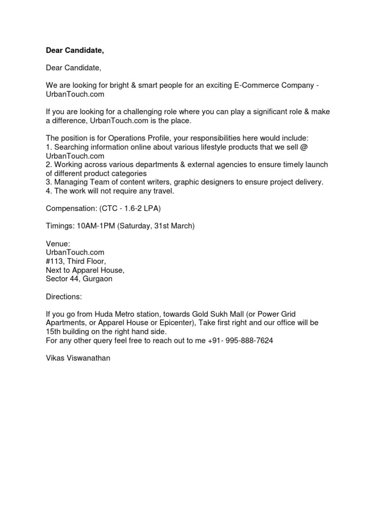 Call Letter PDF Human Resource Management Taxes