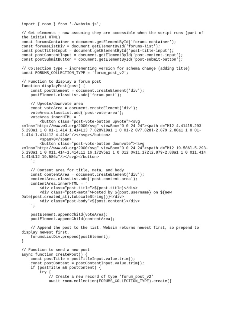 Scribd Forum Post Management System | PDF | Computing | Interactive Media