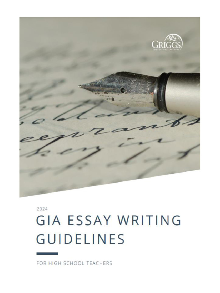 GIA High School Essay Writing Guide | PDF | Essays | Citation