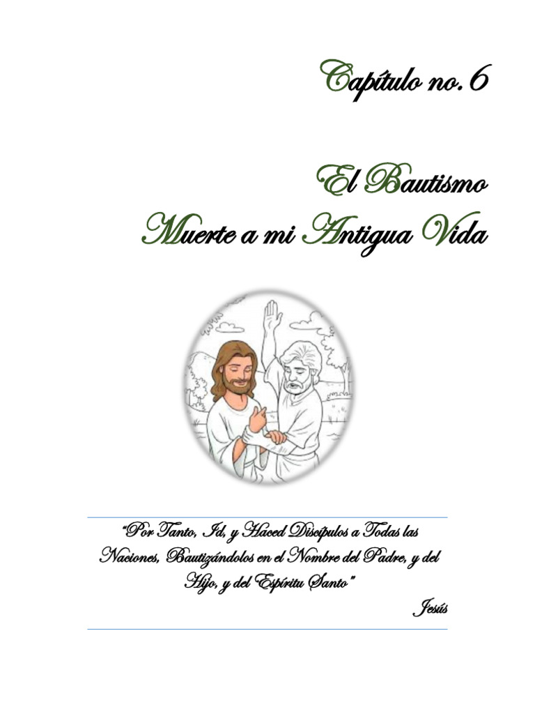Significado del Bautismo en Cristo | PDF | Cristo (título) | Bautismo