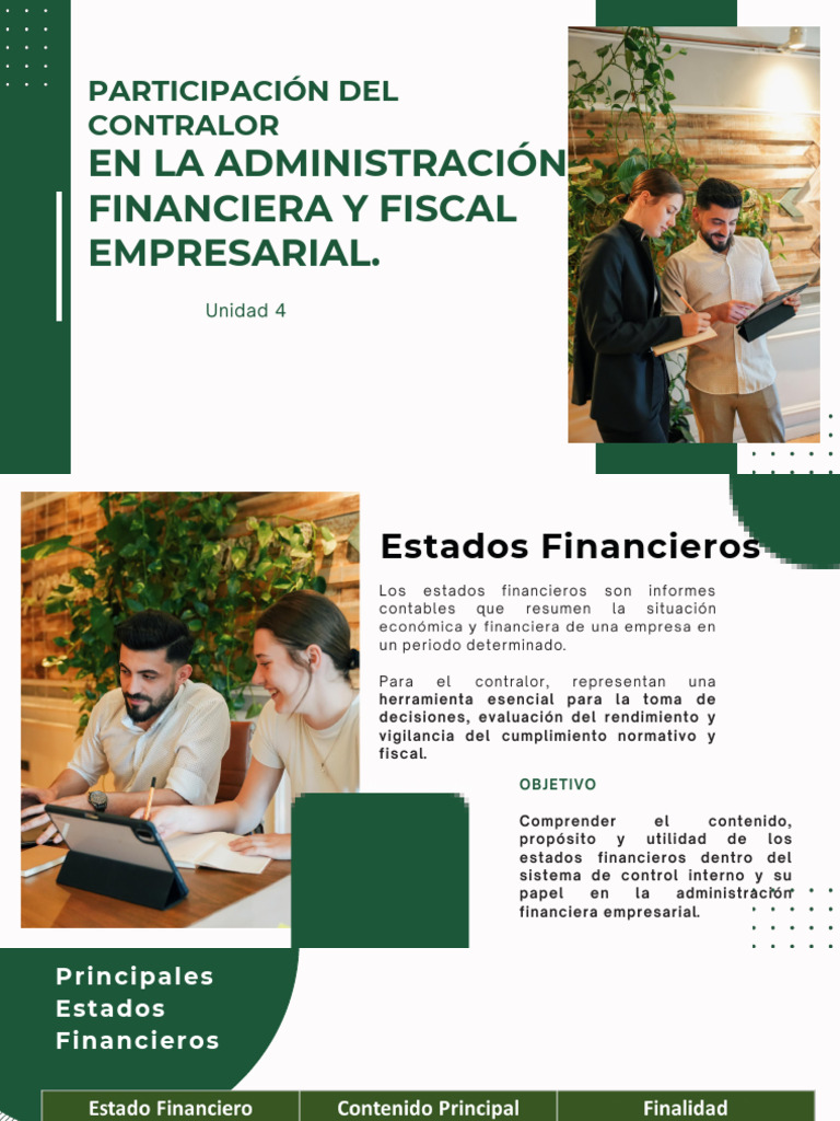 Rol del Contralor en Finanzas Empresariales | PDF