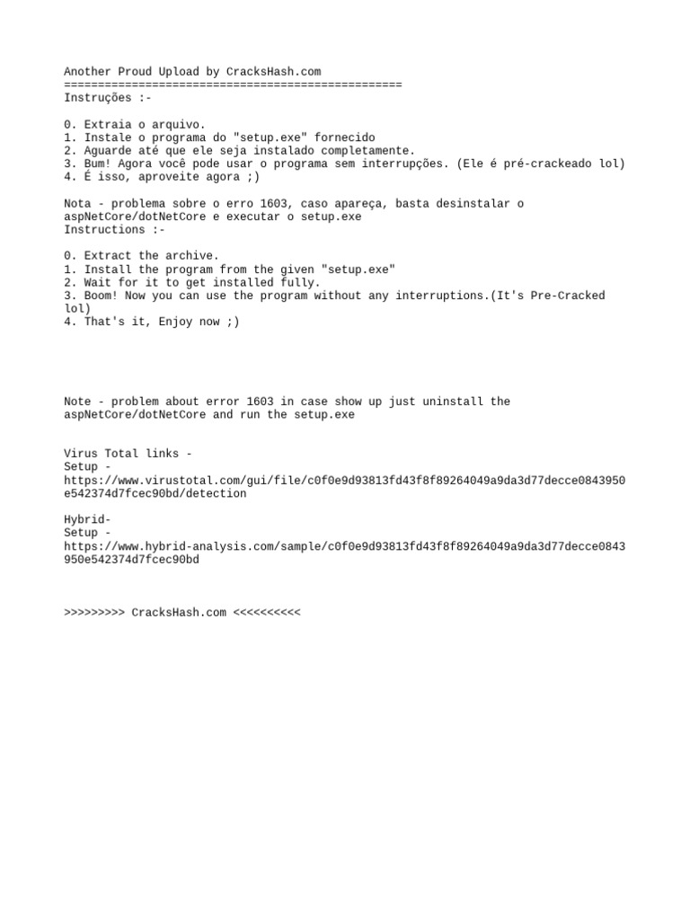 Pre-Cracked Program Installation Guide | PDF